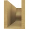 Ekena Millwork 6in. W x 8in. H x 24in. L Greensboro Woodgrain TimberThane Rafter Tail, Primed Tan RFTUR06X08X24GRNRCPR - alternate 2